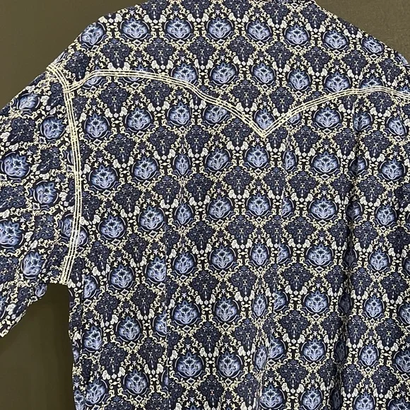 Rock & Roll Cowboy XL Blues and white. - Picture 4 of 4